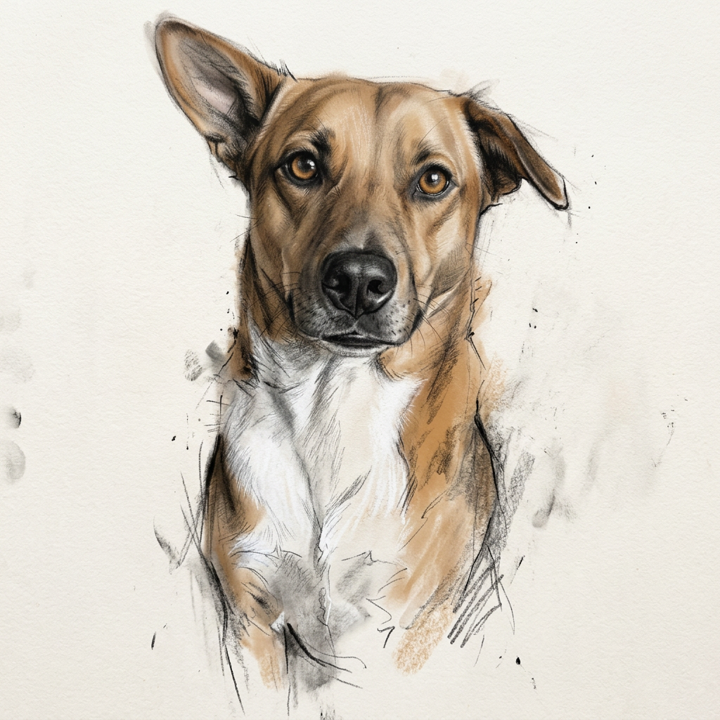Retrato Fine Art de Luna